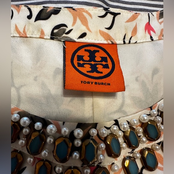 Tory Burch floral cocktail dress - Picture 2 of 5